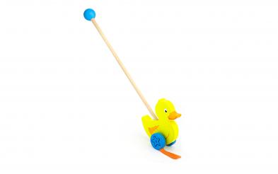 Дрвена играчка за туркање Пате Дрвена играчка за туркање
