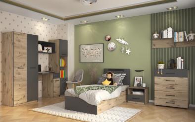 Комплет мебел за детска соба Жизел Комплет мебел за детска соба