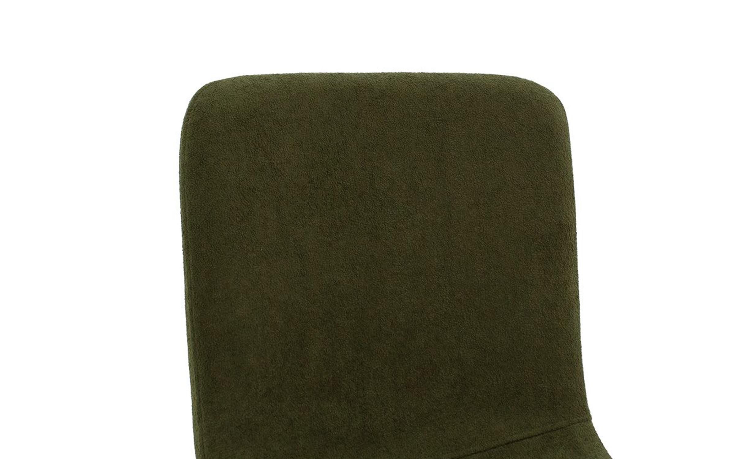 Трпезариски стол Гратифи, зелен + црн  5