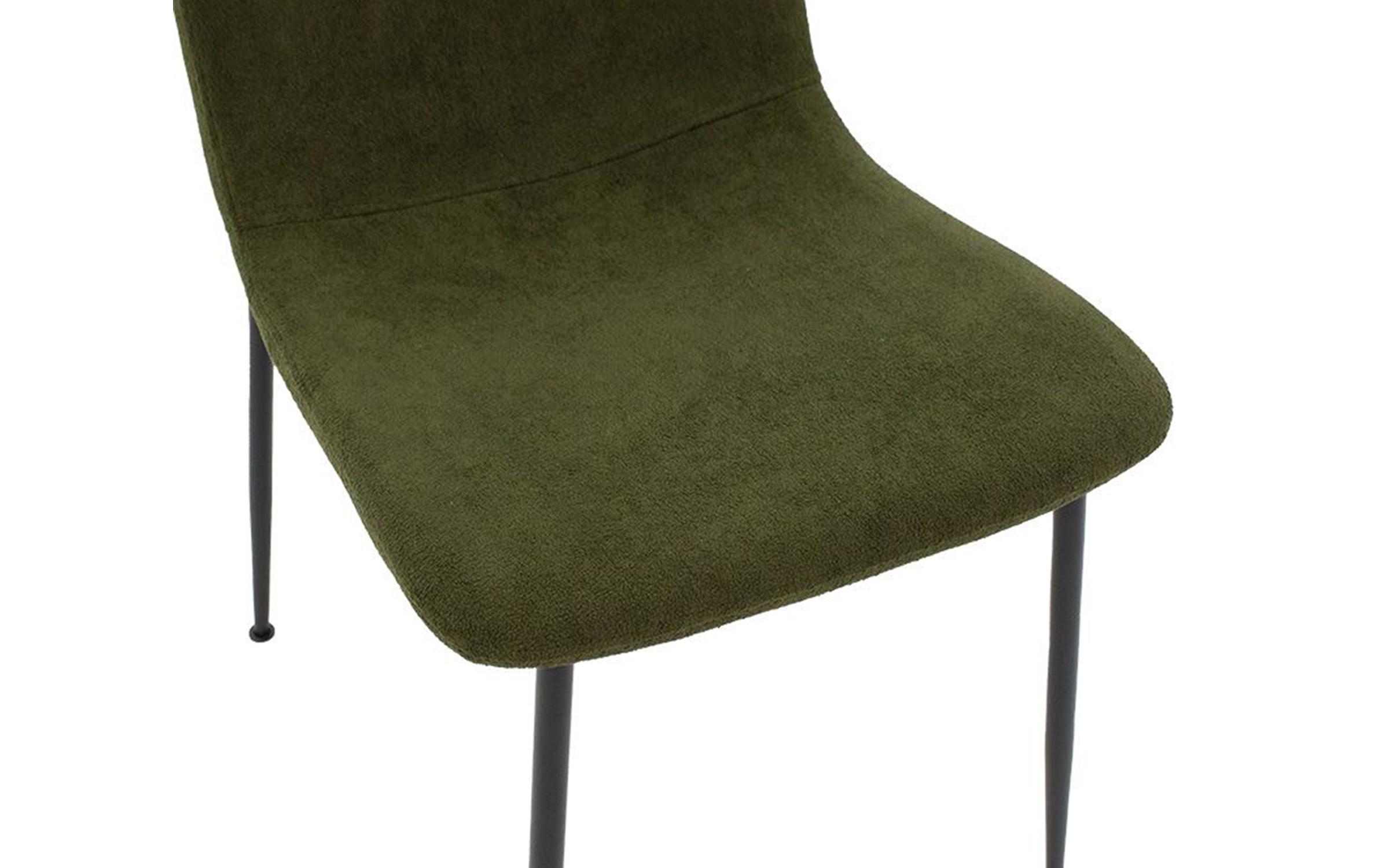 Трпезариски стол Гратифи, зелен + црн  6