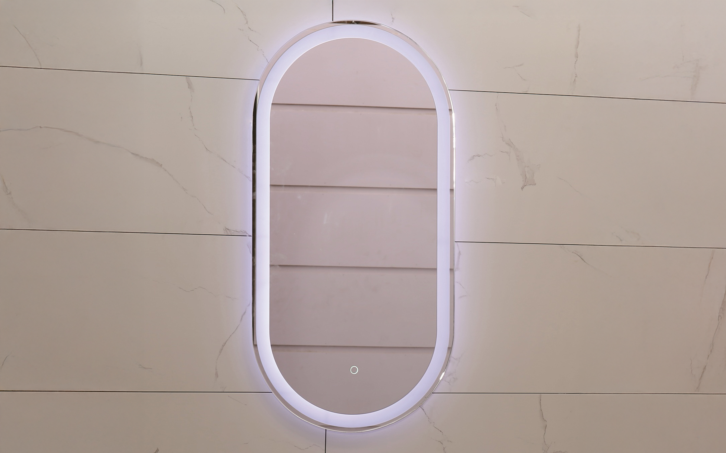 ICL 1492 Огледало за бања со LED осветлување, 40/80 см  1