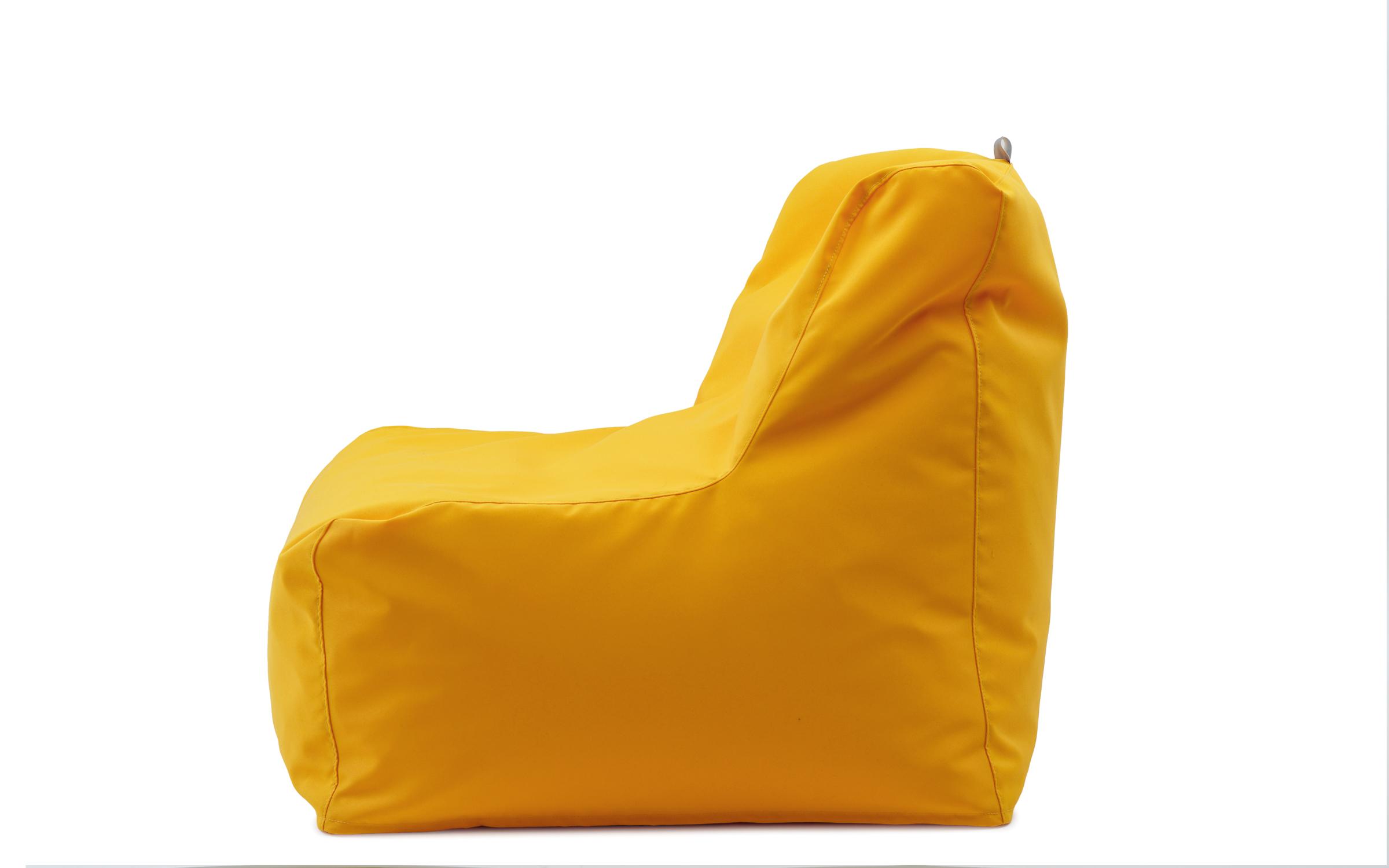 Барбарон тип фотелја, жолт / погоден за надворешна употреба  2