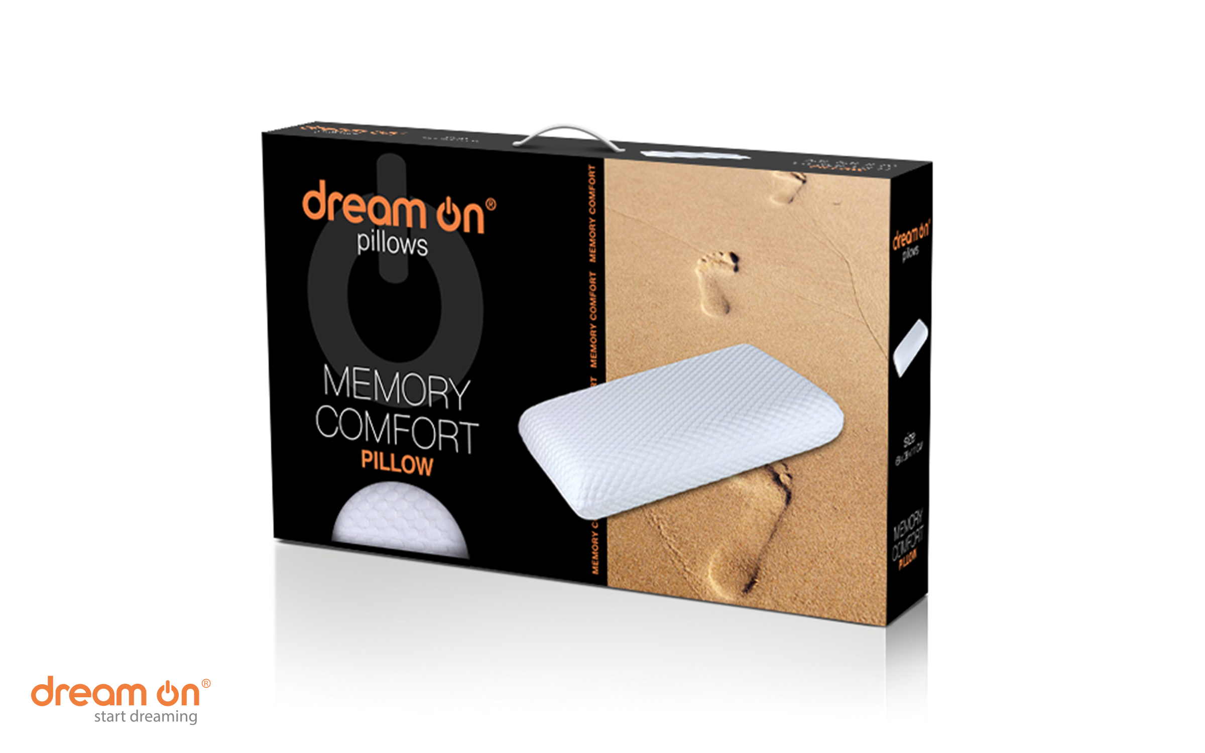 Комплет 2 бр. перници 68/40 Memory Comfort, бела  5