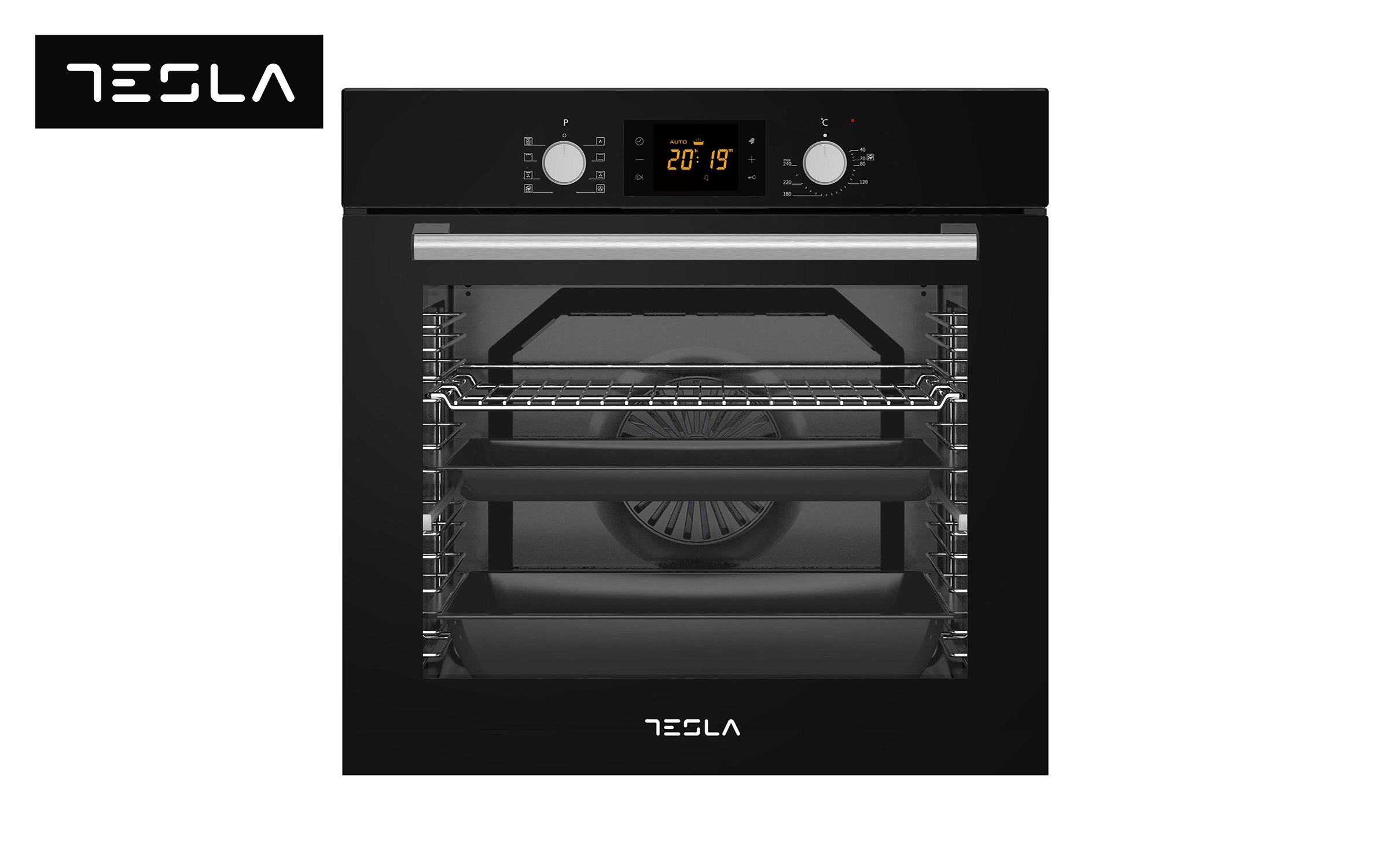Вградлива рерна BO900SB, црна  1