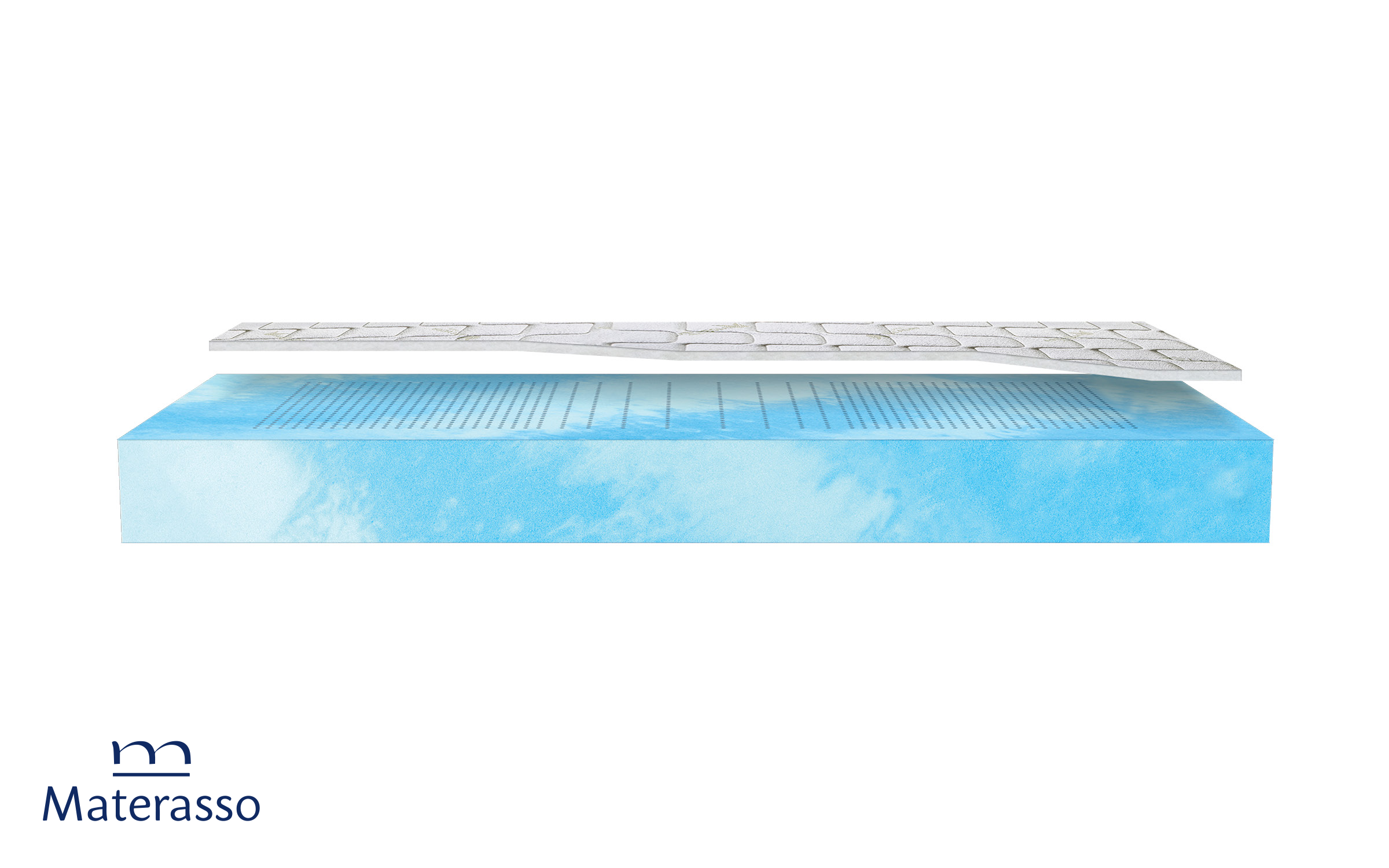 Душек 160/200, двостран Blue Lagune, бела  4