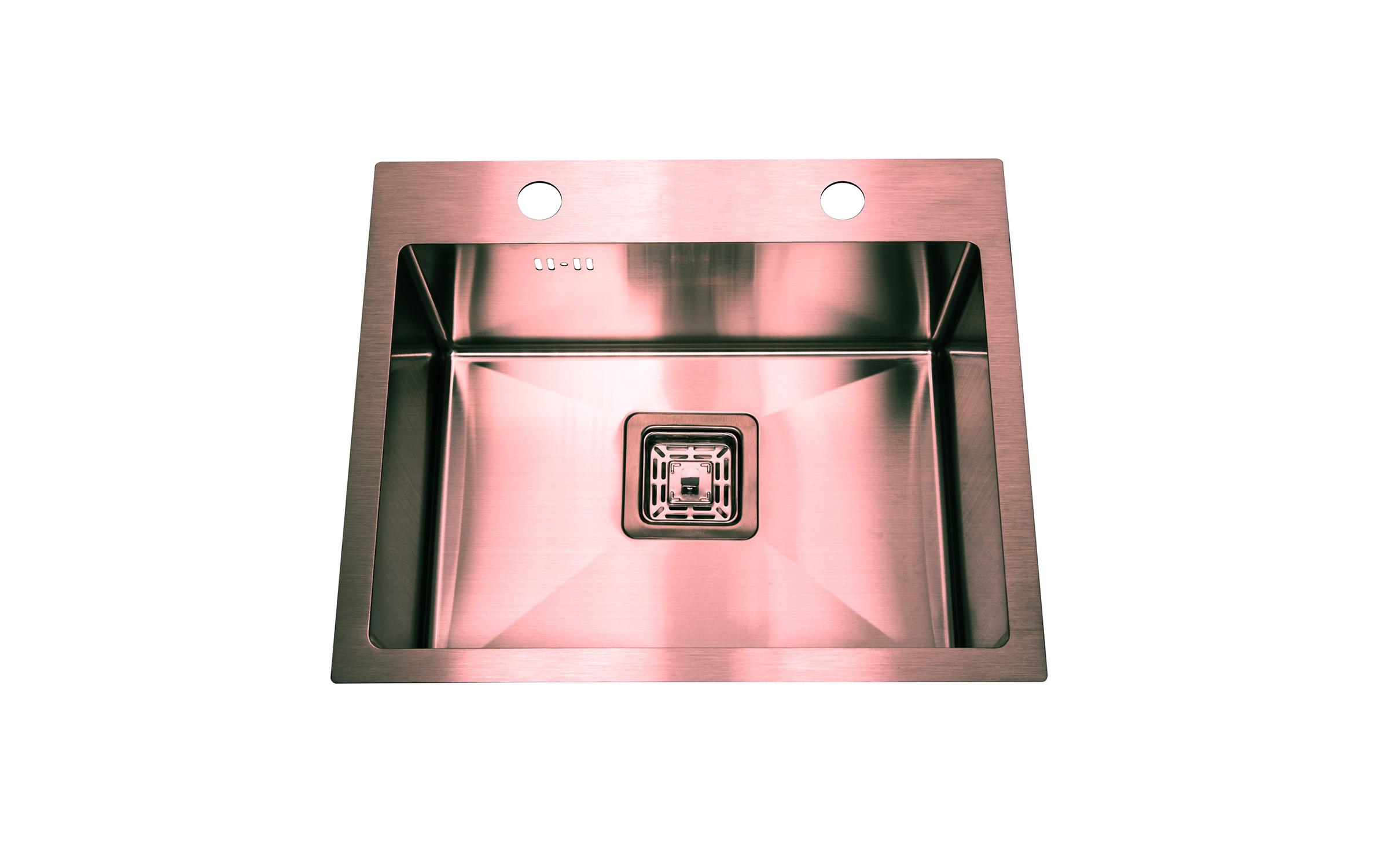 Мијалник за вградување  ICK 5032K, розево злато  1