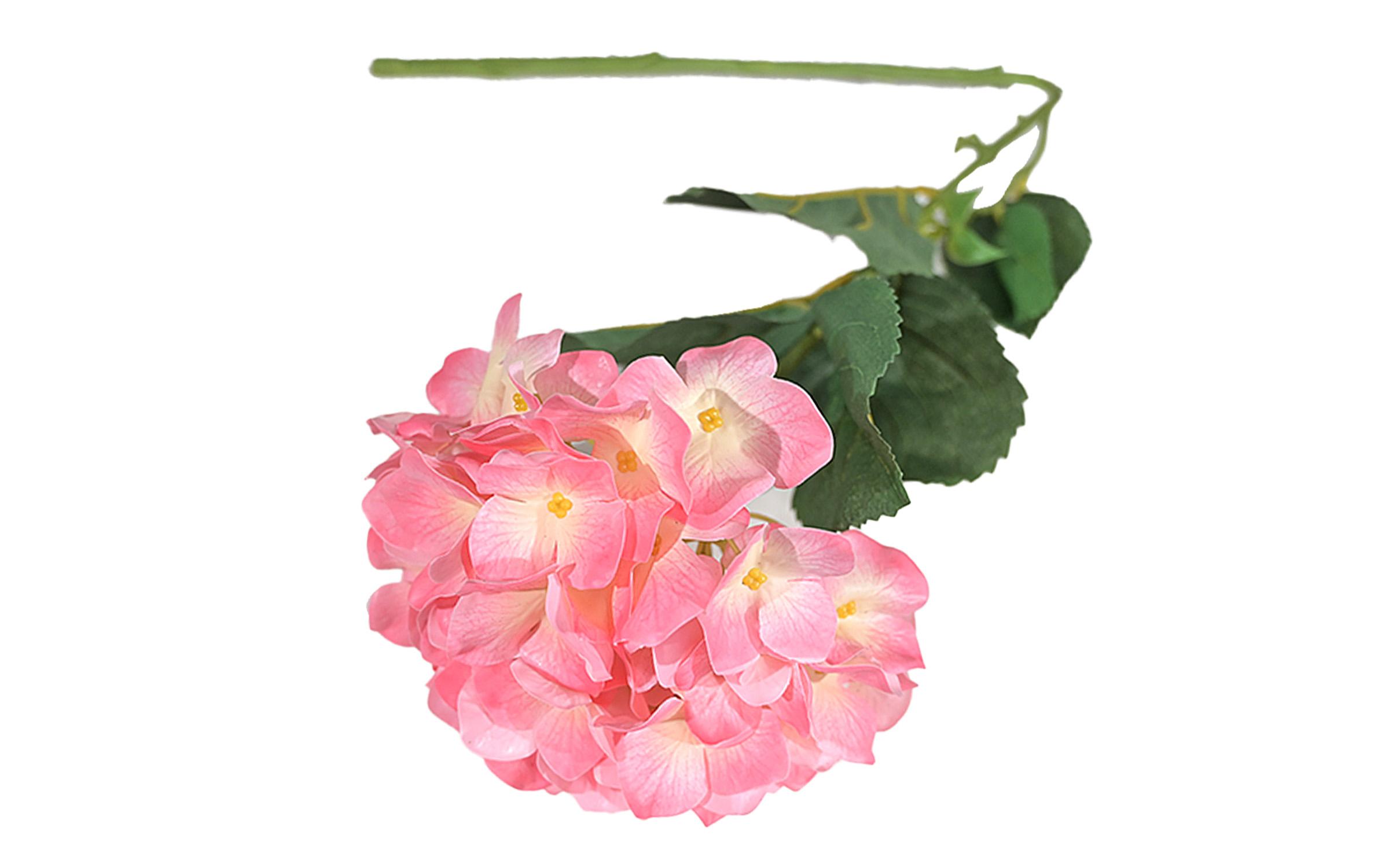Вештачко стебло на Хортензија, розева, 85 см.  2