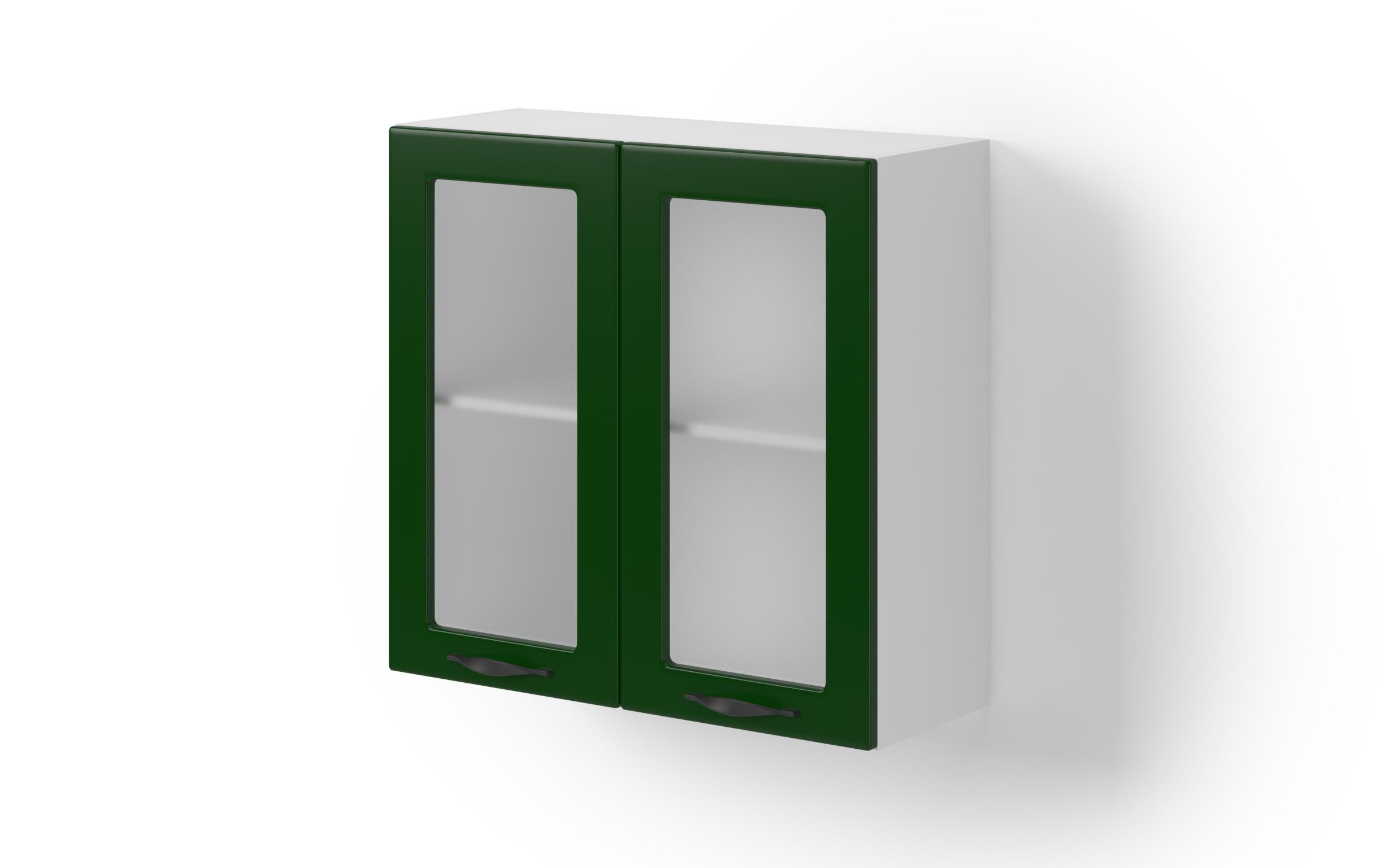 Кујнски шкаф витрина Симон 43, зелен  1