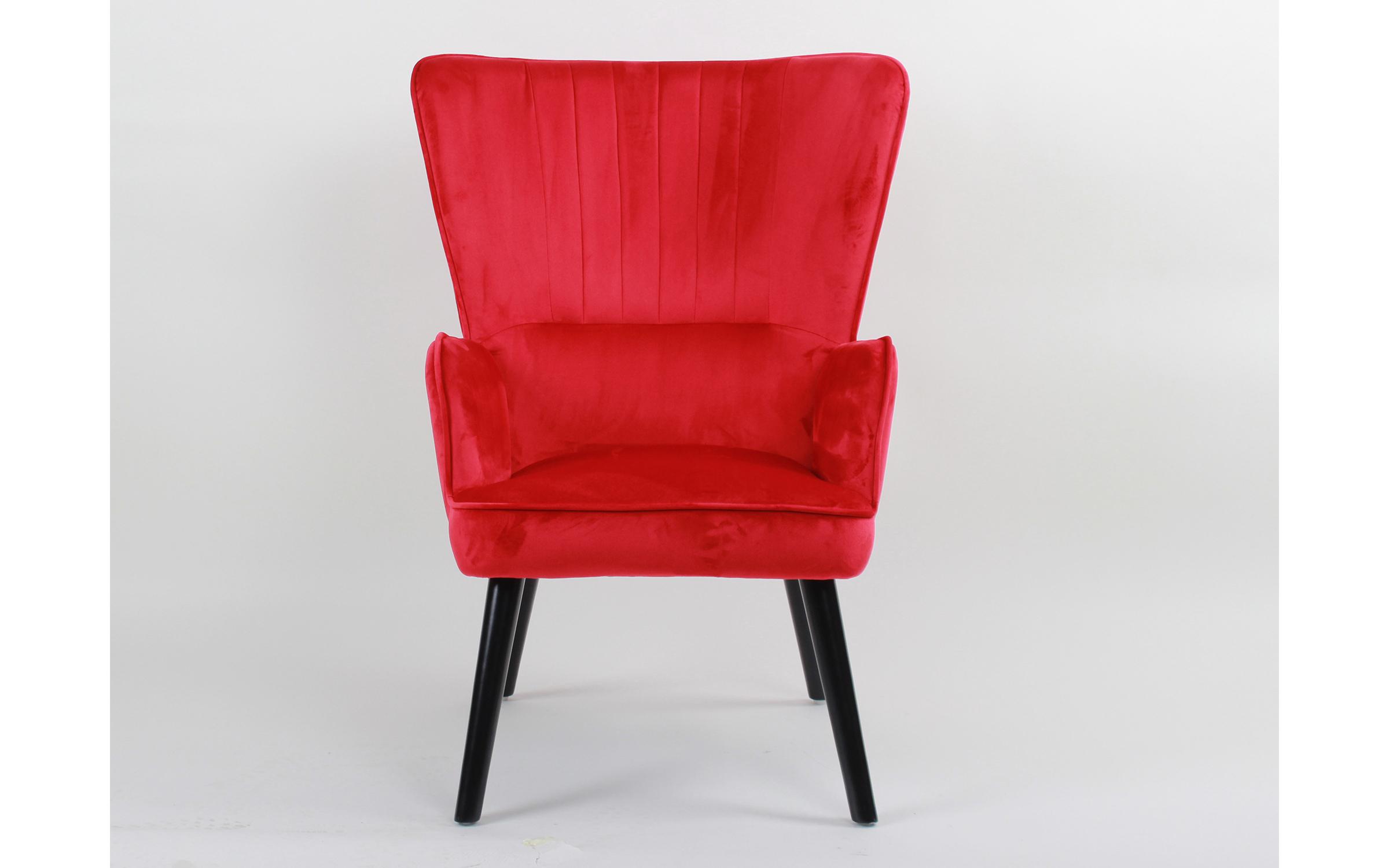 Фотелја - стол Анди, црвена  2