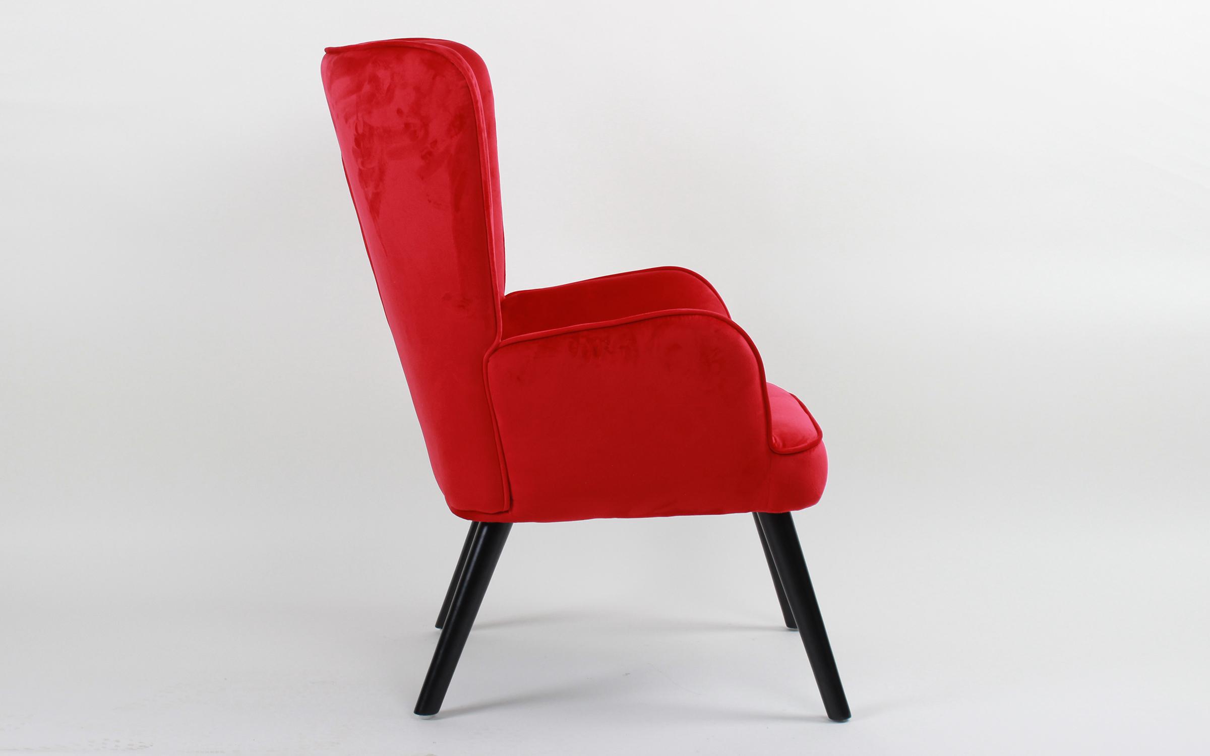 Фотелја - стол Анди, црвена  3
