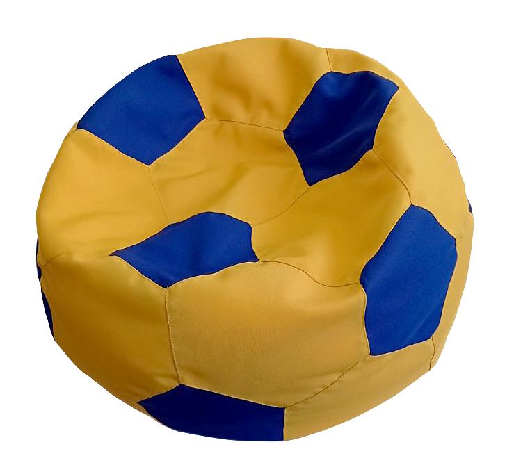 Барбарон фудбалска топка, жолта + сина /погоден за надворешна употреба  1