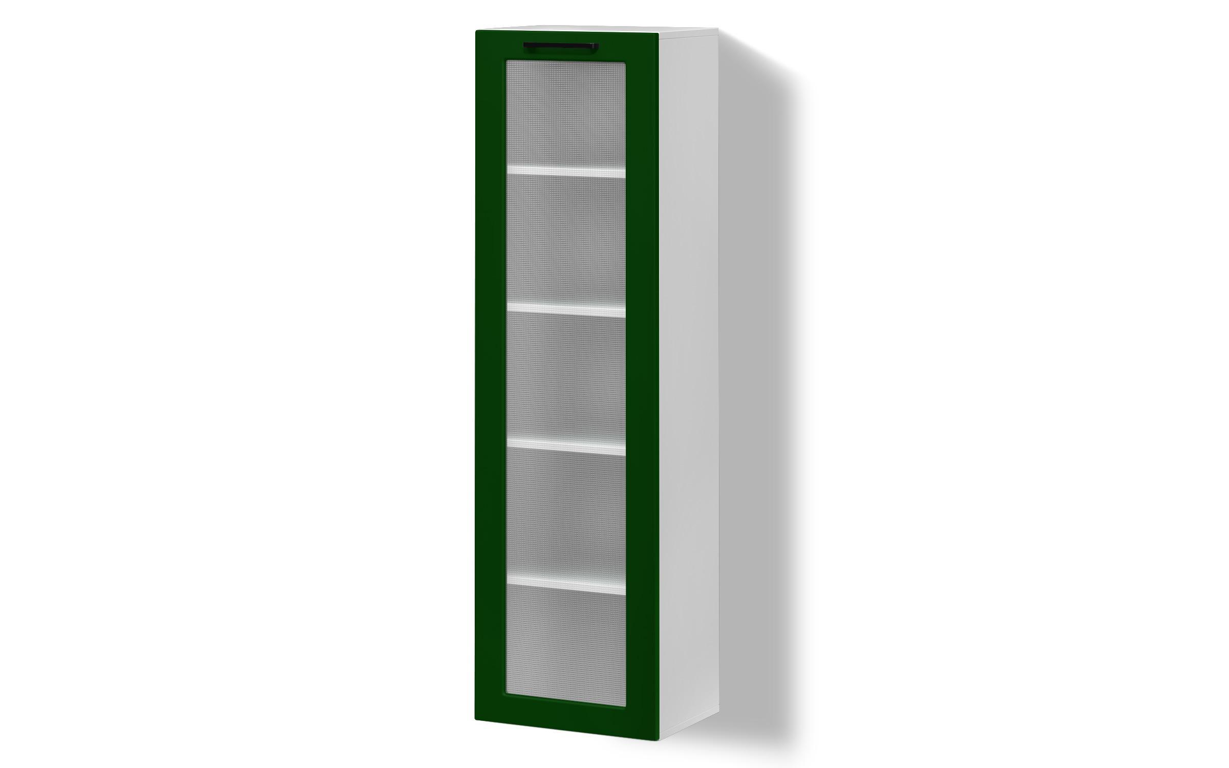 Кујнски шкаф витрина Хана 37, зелен  1
