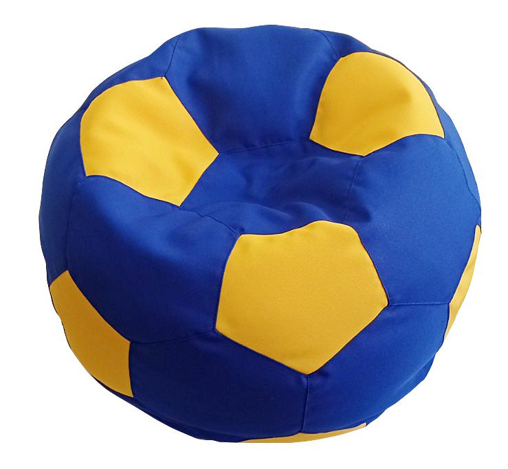 Барбарон фудбалска топка, сина + жолта/погоден за надворешна употреба  1