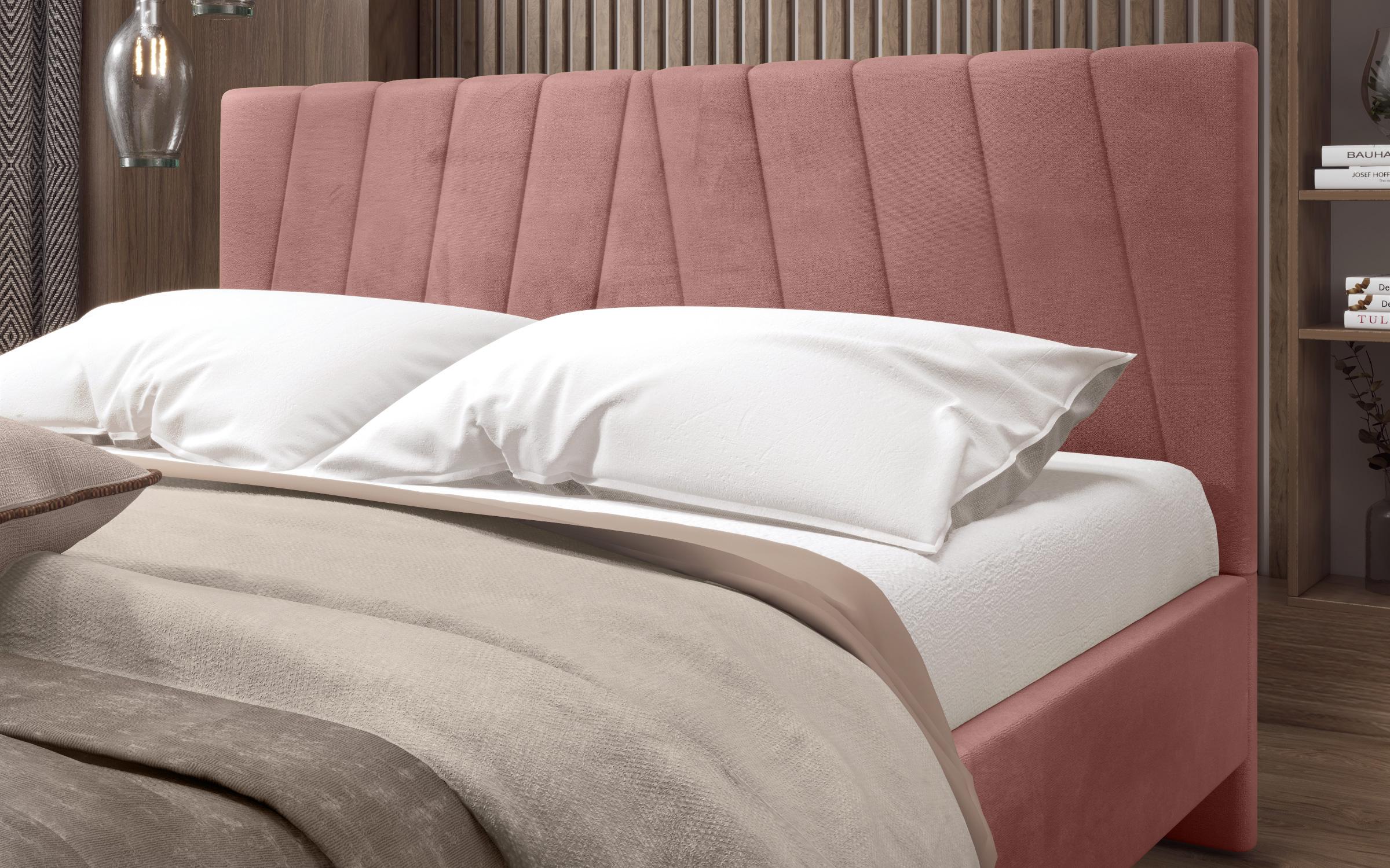 Спална Мартела за двостран душек 180/200, розева  5