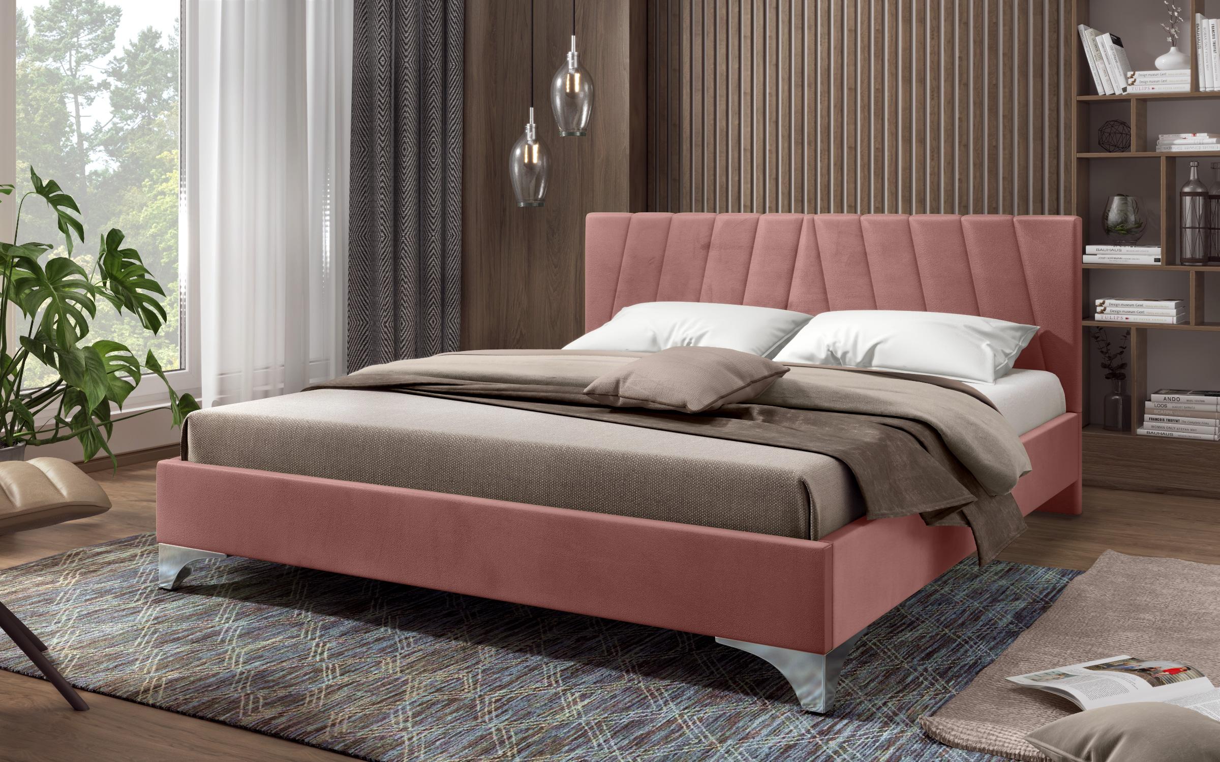 Спална Мартела за двостран душек 160/200, розева  1