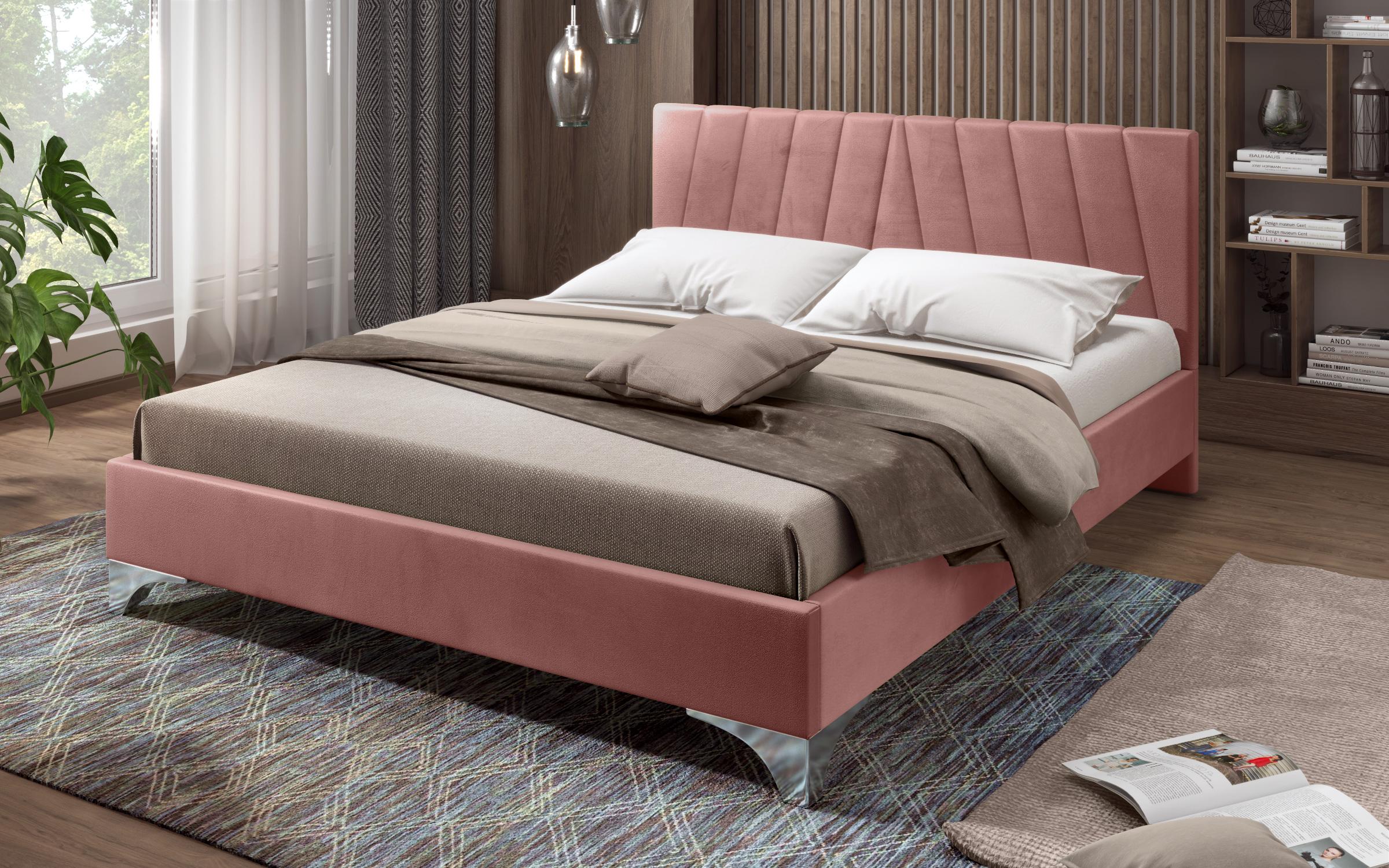 Спална Мартела за двостран душек 180/200, розева  4