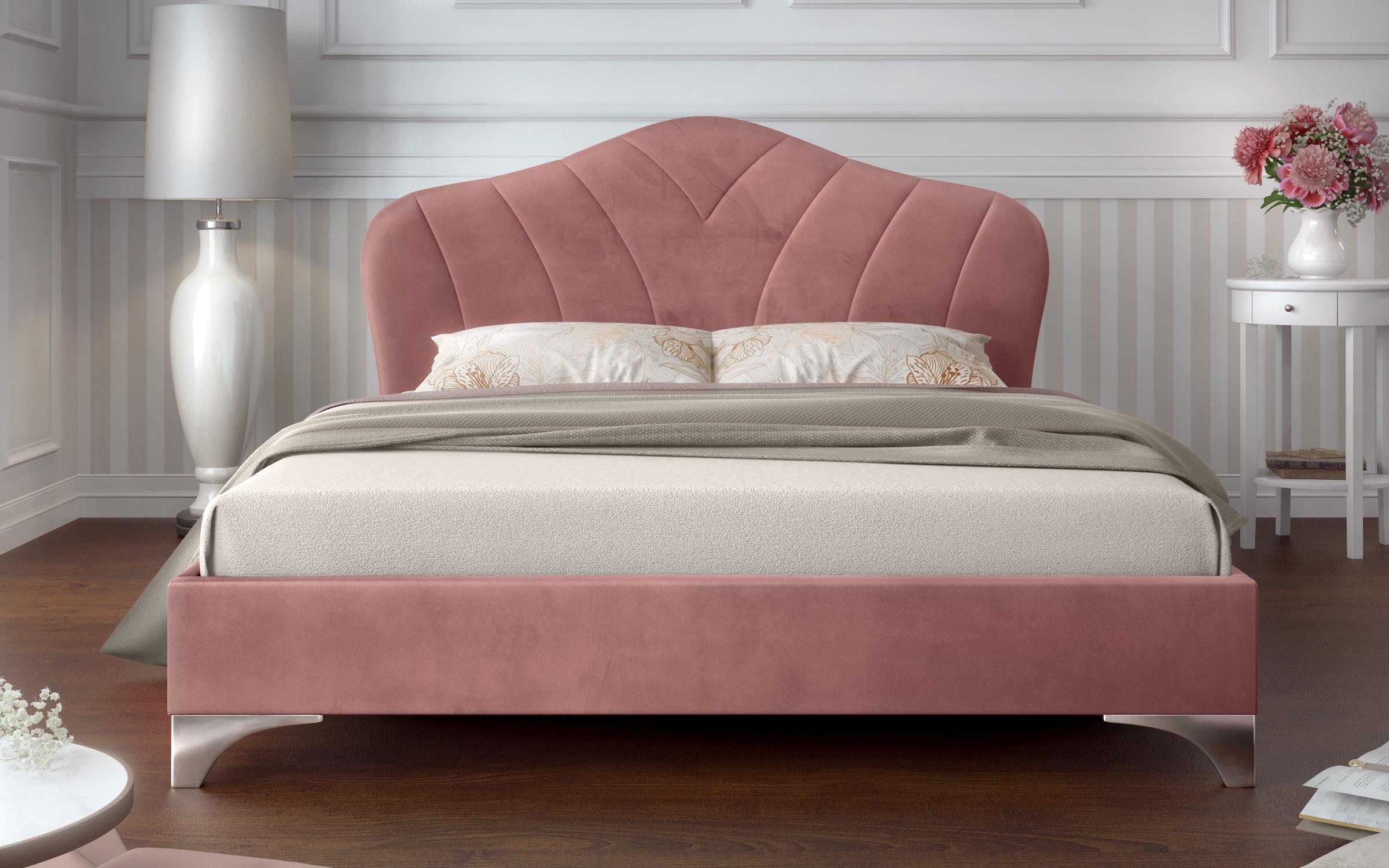 Спална Палмина за двостран душек 180/200, розева  4