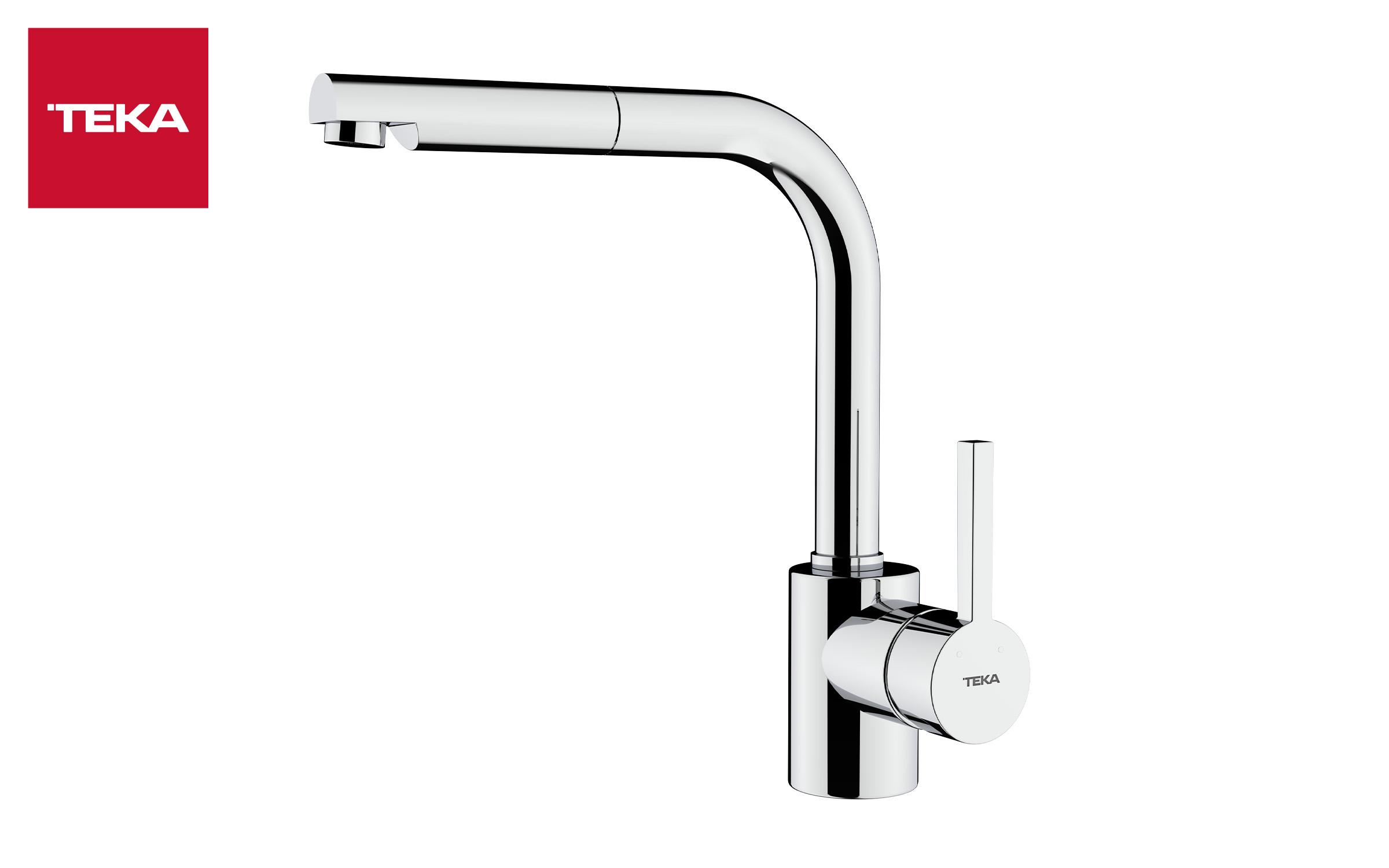 Чешма TEKA Ares 938 Pull-out, хром  1