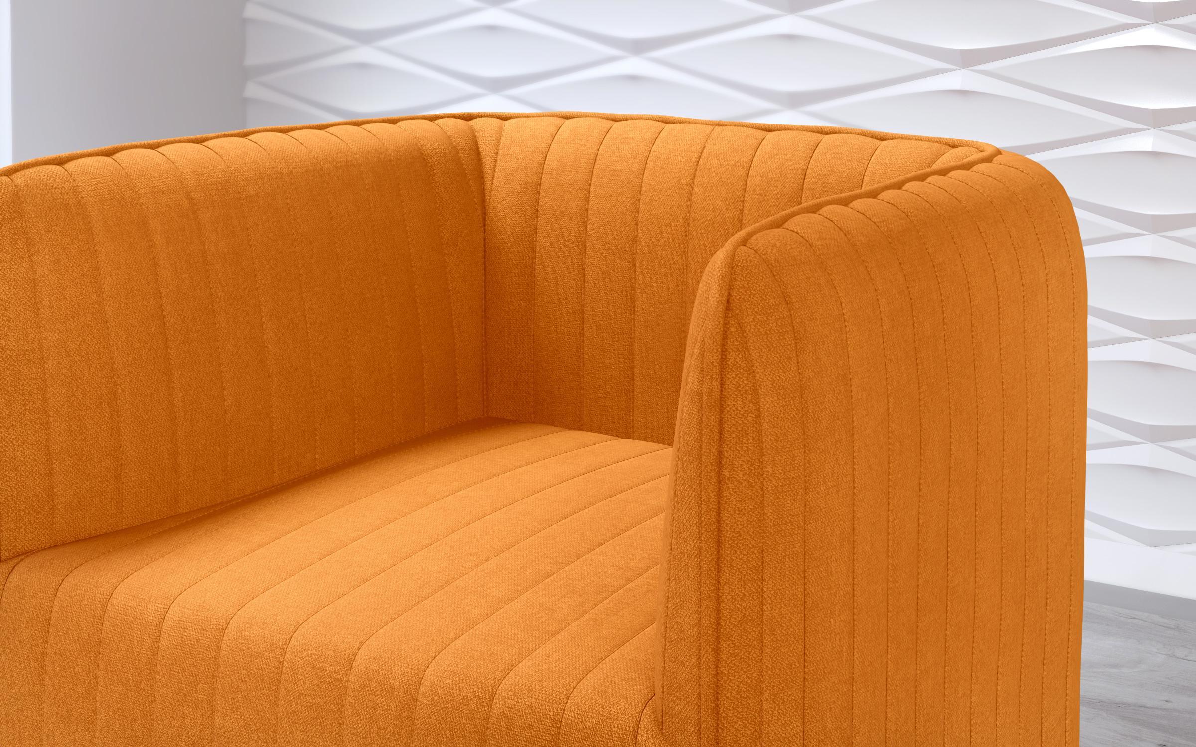 Фотелја Макао, портокаловa  3