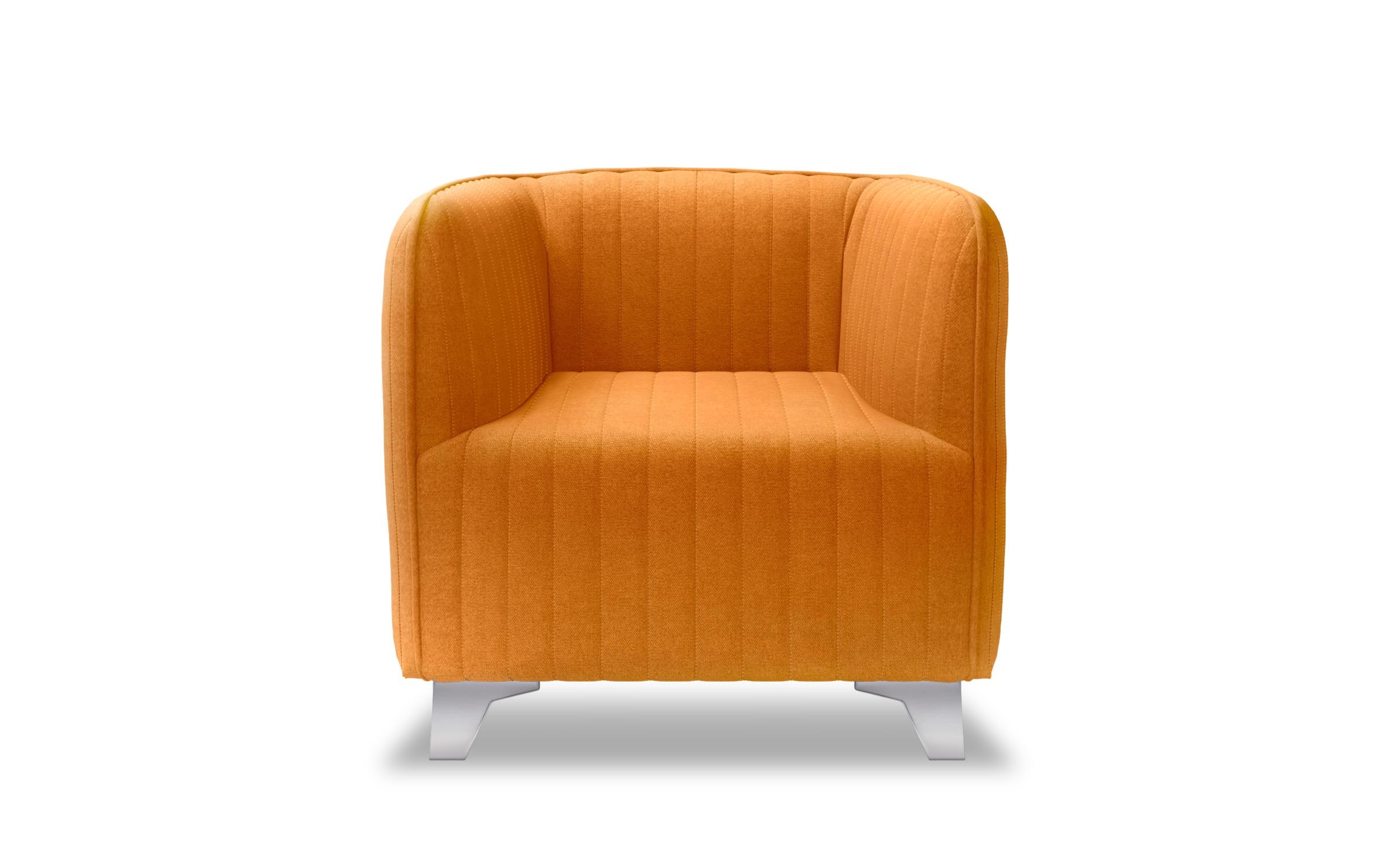Фотелја Макао, портокаловa  5