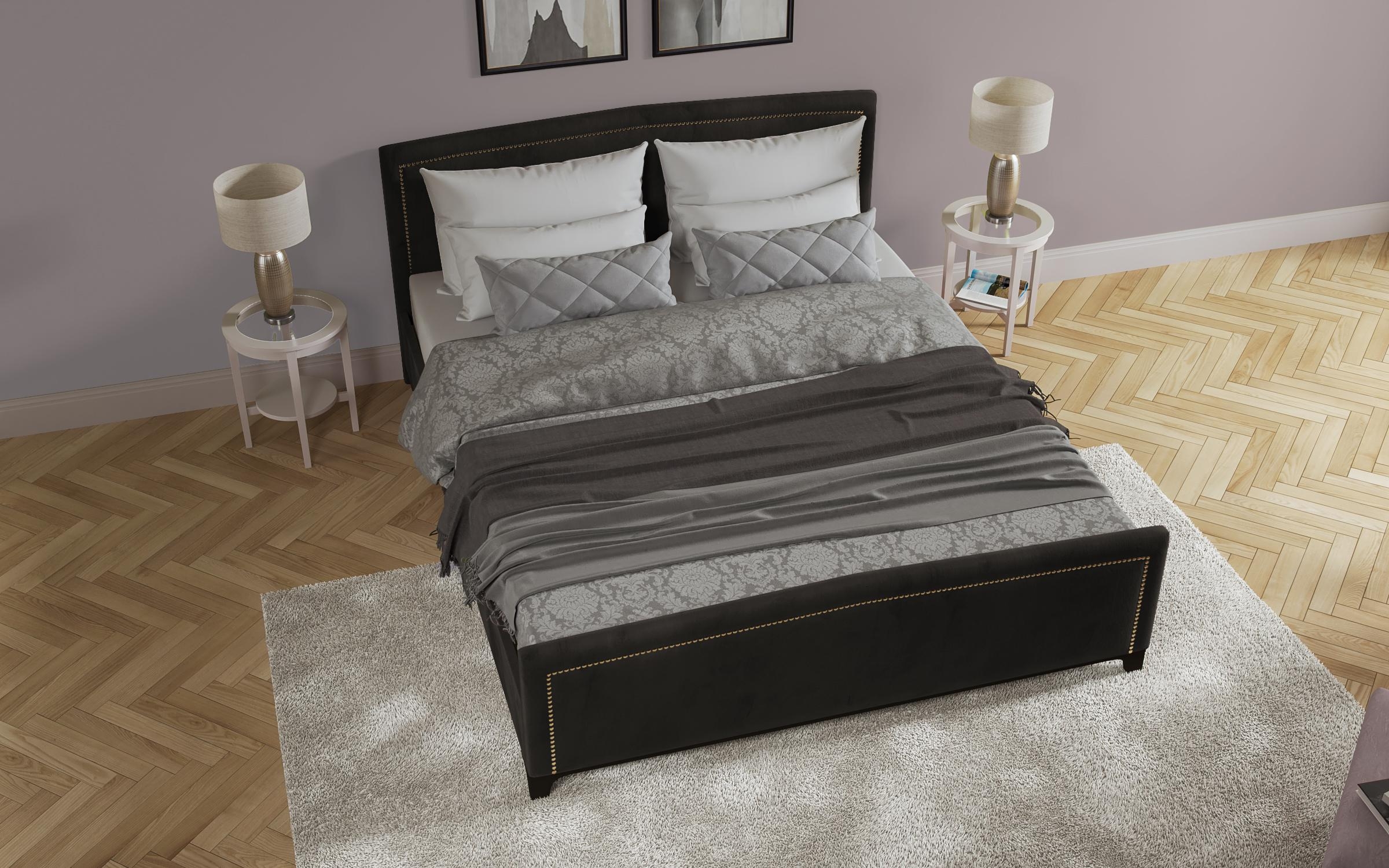 Спална Севена за двостран душек 160/200, сиво- кафeава  4