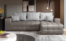 Аголна гарнитура на спуштање со потпирач за рака полица Мелвин S thumb