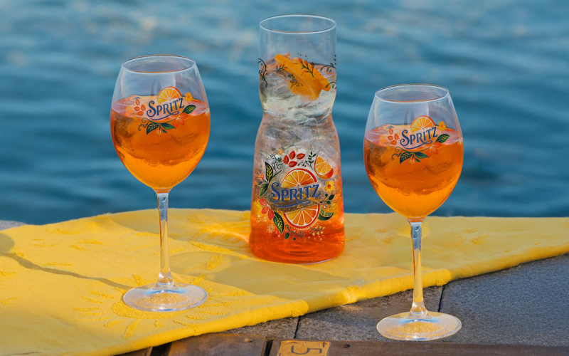 Комплет гарафа со 2 бр. чаши Cocktail, проѕирен  1