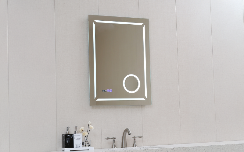 ICL 1809 Огледало за бања со LED осветлување, 60/80 см  1