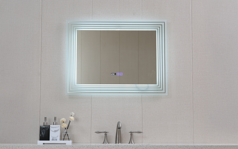 ICL 1816 Огледало за бања со LED осветлување, 80/60 см  1