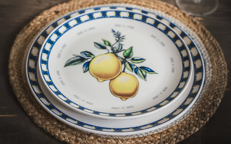 Сервис за хранење 6 делови Amalfi Citrus, разнобоен  1