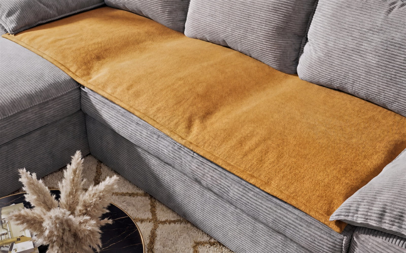 Топер за гарнитура 190/60 см Mango, портокалова  1
