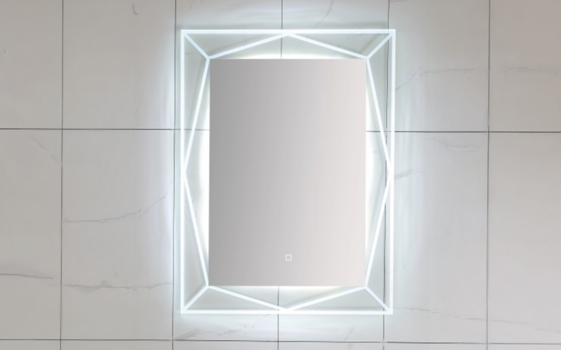 ICL 1503 Огледало за бања со LED осветлување, 60/80 см  1